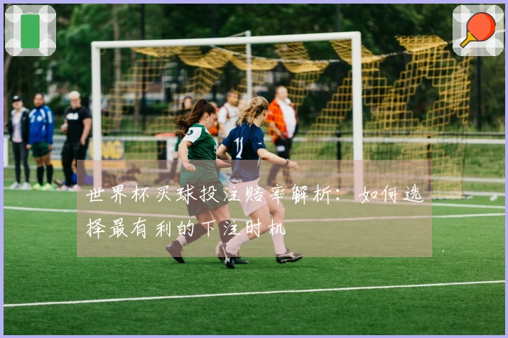 世界杯买球投注赔率解析：如何选择最有利的下注时机
